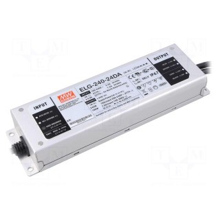 Power supply: switched-mode | Communication: DALI | LED | 240W | 24VDC