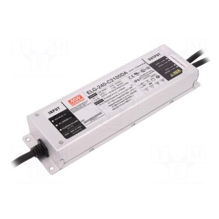 Power supply: switched-mode | Communication: DALI | LED | 241.5W