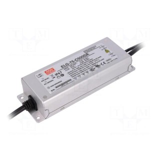 Power supply: switched-mode | Communication: DALI | LED | 75W | 500mA