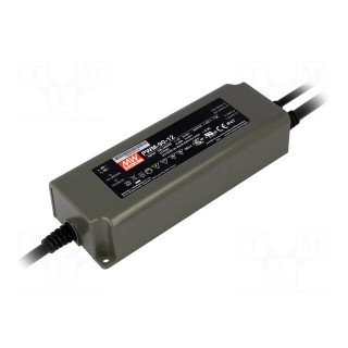 Power supply: switched-mode | for LED strips | 90W | 12VDC | 7.5A