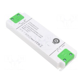 Power supply: switched-mode | LED | 100W | 12VDC | 8.33A | 198÷264VAC