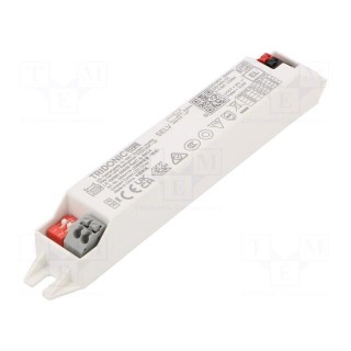 Power supply: switched-mode | LED | 10W | 14÷29VDC | 200÷350mA | IP20