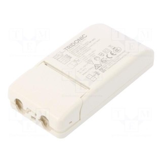 Power supply: switched-mode | LED | 10W | 20÷28.6VDC | 350mA | IP20