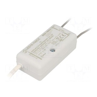 Power supply: switched-mode | LED | 10W | 2÷15VDC | 700mA | 185÷265VAC
