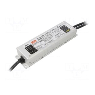Power supply: switched-mode | LED | 149.8W | 107÷214VDC | 350÷700mA