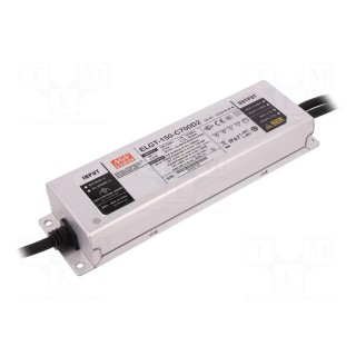 Power supply: switched-mode | LED | 149.8W | 107÷214VDC | 700mA | IP67