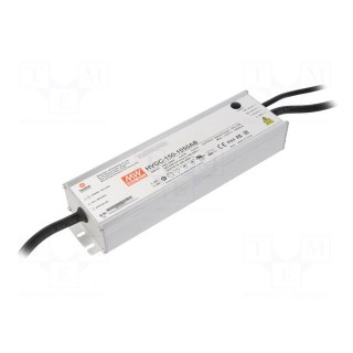 Power supply: switched-mode | LED | 150.15W | 15÷143VDC | 630÷1050mA