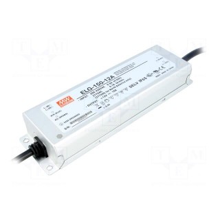 Power supply: switched-mode | LED | 150W | 24VDC | 21.6÷26.4VDC | IP65