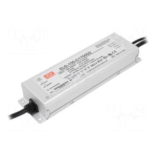Power supply: switched-mode | LED | 150.5W | 43÷86VDC | 1.75A | IP67