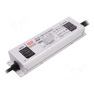 Power supply: switched-mode | LED | 151.2W | 36÷72VDC | 2.1A | IP67