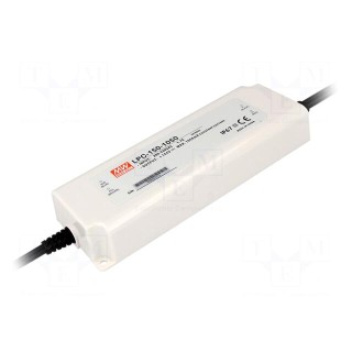 Power supply: switched-mode | LED | 151.2W | 72÷144VDC | 1050mA | IP67
