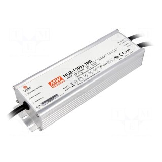 Power supply: switched-mode | LED | 151W | 36VDC | 4.2A | 90÷305VAC