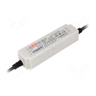 Power supply: switched-mode | LED | 16.08W | 12VDC | 1.34A | 90÷305VAC
