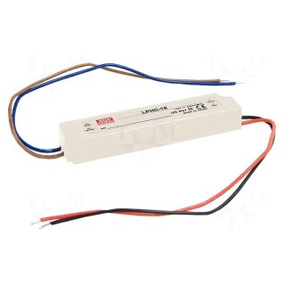 Power supply: switched-mode | LED | 17.5W | 6÷25VDC | 700mA | IP67 | 80%