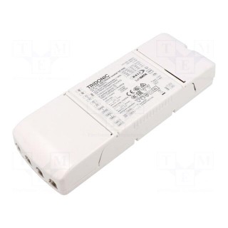Power supply: switched-mode | LED | 17W | 15÷50VDC | 250÷700mA | IP20