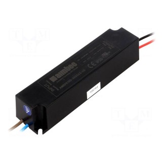 Power supply: switched-mode | LED | 18W | 24÷36VDC | 0.5A | 90÷264VAC