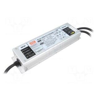 Power supply: switched-mode | LED | 199.5W | 57÷114VDC | 875÷1750mA