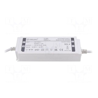 Power supply: switched-mode | LED | 200W | 12VDC | 16.66A | 220÷240VAC