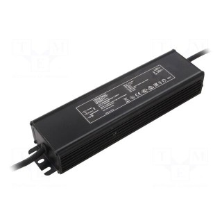 Power supply: switched-mode | LED | 200W | 133÷400VDC | 500mA | IP67