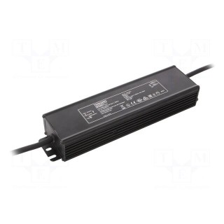 Power supply: switched-mode | LED | 200W | 47÷142VDC | 1400mA | IP67
