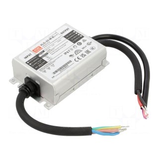Power supply: switched-mode | LED | 20W | 25.2÷42VDC | 500mA | IP67