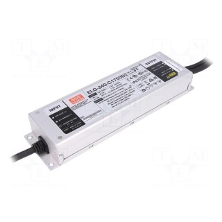Power supply: switched-mode | LED | 239.75W | 69÷137VDC | 1.75A | IP67