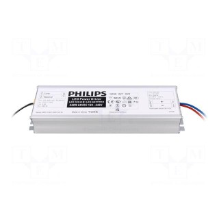 Power supply: switched-mode | LED | 240W | 24VDC | 100mA÷10A | IP20