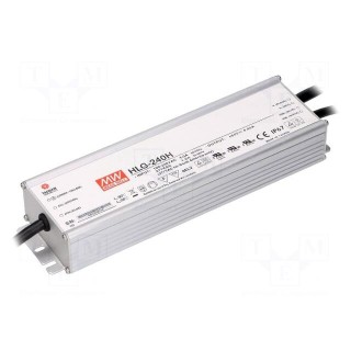 Power supply: switched-mode | LED | 240W | 48VDC | 5A | 90÷305VAC | IP67