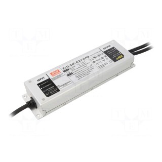 Power supply: switched-mode | LED | 241.5W | 57÷115VDC | 1050÷2100mA