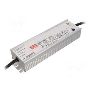 Power supply: switched-mode | LED | 250W | 119÷238VDC | 525÷1050mA