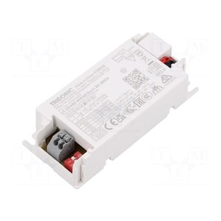 Power supply: switched-mode | LED | 25W | 24÷42VDC | 450÷600mA | IP20