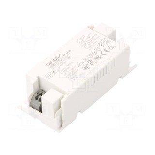 Power supply: switched-mode | LED | 25W | 30÷42VDC | 600mA | 198÷264VAC