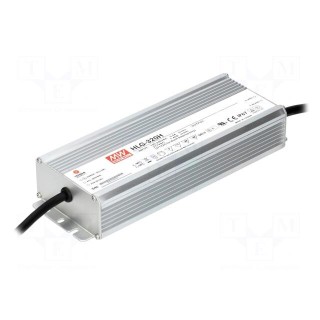 Power supply: switched-mode | LED | 264W | 12VDC | 22A | 90÷305VAC | IP67