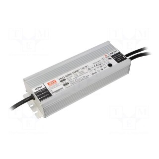 Power supply: switched-mode | LED | 285W | 15VDC | 9.5÷19A | 90÷305VAC