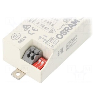 Power supply: switched-mode | LED | 29W | 30÷42VDC | 550÷700mA | IP20