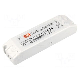 Power supply: switched-mode | LED | 30.24W | 48VDC | 0.63A | 90÷264VAC
