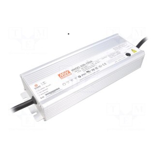 Power supply: switched-mode | LED | 300W | 214÷428VDC | 350÷700mA
