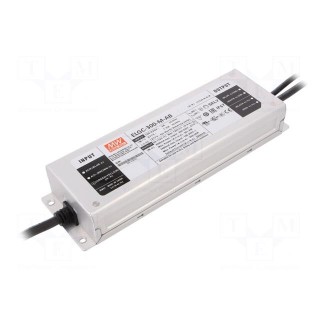 Power supply: switched-mode | LED | 300W | 58÷116VDC | 1300÷4000mA