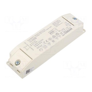 Power supply: switched-mode | LED | 30W | 12.5VDC | 220÷240VAC | IP20