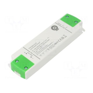 Power supply: switched-mode | LED | 30W | 12VDC | 2.5A | 180÷264VAC