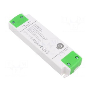 Power supply: switched-mode | LED | 30W | 24VDC | 1.25A | 180÷264VAC