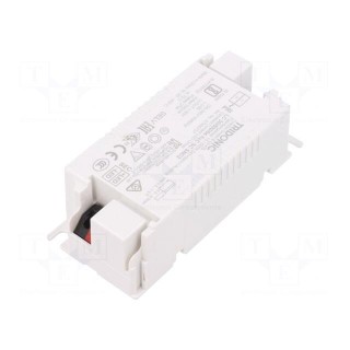 Power supply: switched-mode | LED | 30W | 27÷54VDC | 500mA | 198÷264VAC