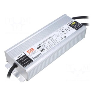 Power supply: switched-mode | LED | 319.2W | 57÷114VDC | 2.1A | IP67