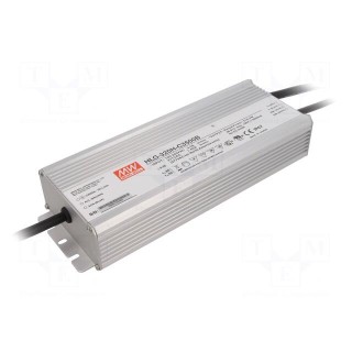 Power supply: switched-mode | LED | 320W | 46÷91VDC | 3500mA | IP67
