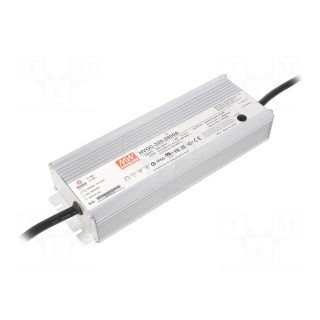 Power supply: switched-mode | LED | 320W | 57÷114.3VDC | 1400÷2800mA