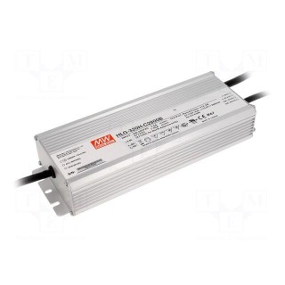 Power supply: switched-mode | LED | 320W | 57÷114VDC | 2800mA | IP67