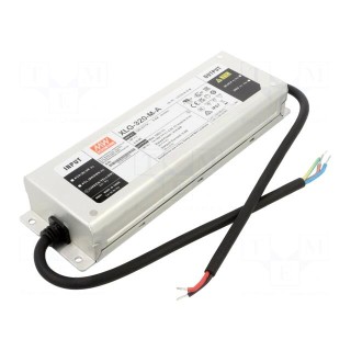 Power supply: switched-mode | LED | 320W | 74÷148VDC | 1050÷2800mA