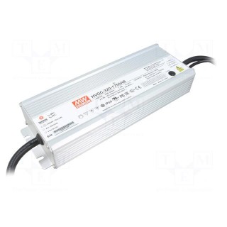 Power supply: switched-mode | LED | 320W | 91.4÷182.8VDC | 875÷1750mA