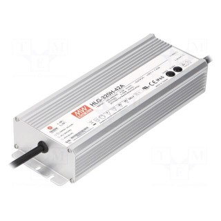 Power supply: switched-mode | LED | 320W | 42VDC | 3.8÷7.65A | IP65
