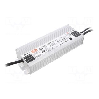 Power supply: switched-mode | LED | 321.6W | 48VDC | 3.35÷6.7A | IP65